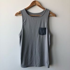 Fila Dry Fit Grey Muscle Tank Top